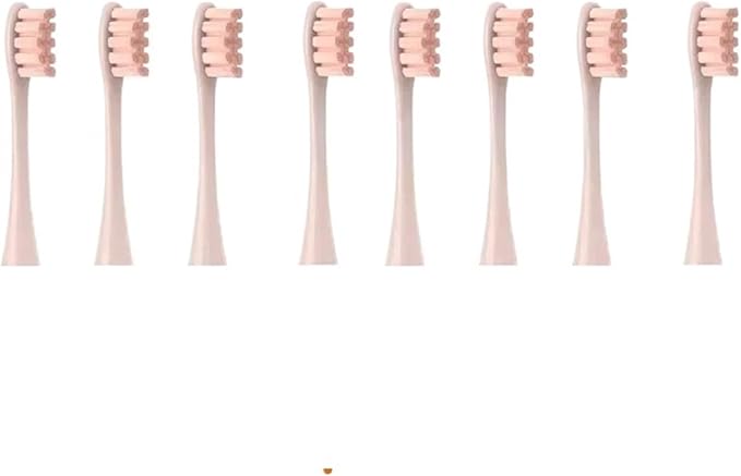 Replacement Brush Heads Compatible for X/X PRO/Air 2 /SE / Z1/ F1/ Deep Cleaning Nozzles Sonic Soft Vacuum Bristle(8pcs Pink)