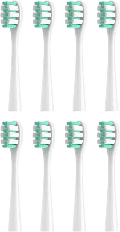 Replacement Toothbrush Head Compatible for NX7000 Sonic Electric Soft Bristle Tooth Brush8 Pcs(8WHITE Clean Type)