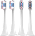 8pcs Replacement Brush HeadsCompatible for T300/T500/T700 Toothbrush Soft Bristle Nozzles with Caps(Pink)
