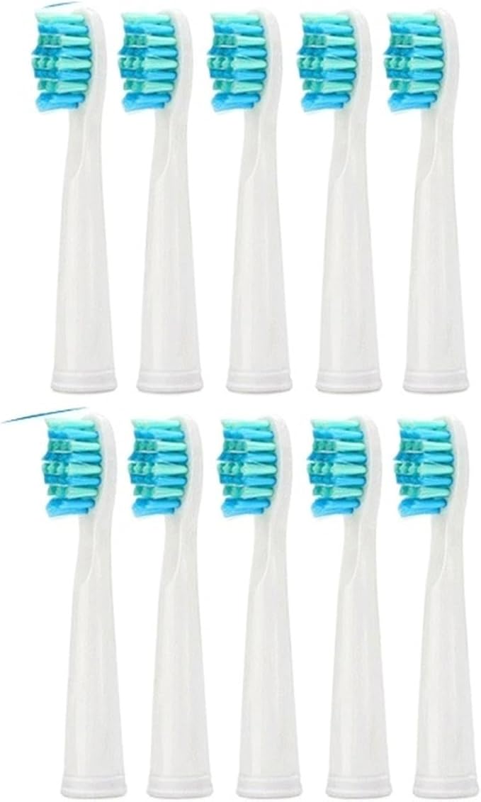Toothbrush Heads Bristle Replacement Brush Suitable for S Accessories(10whtie)