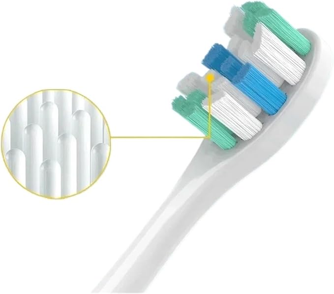Toothbrushes Head SuitableCompatible for All Models of Usmile Brand Electric Independent(6pcs BlackishGreen)