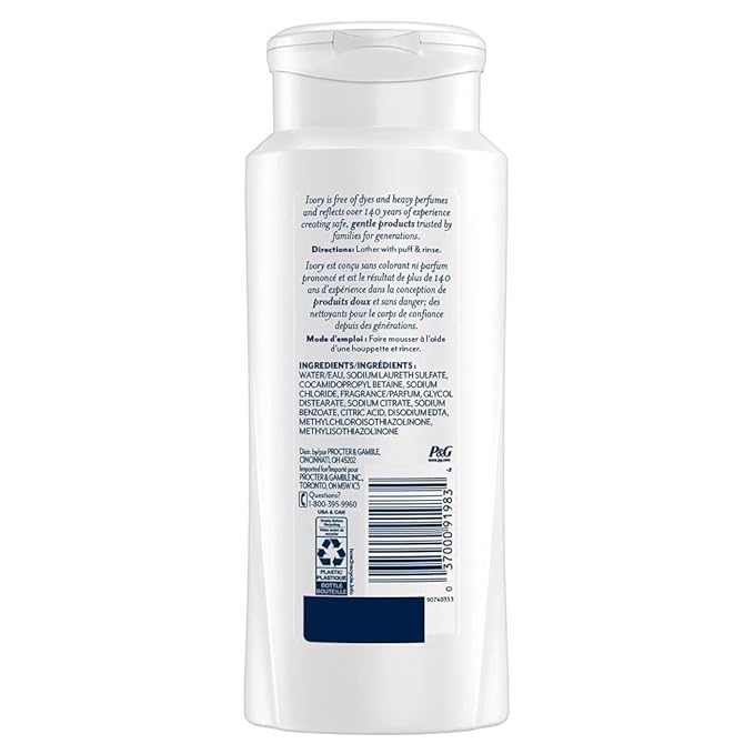 Ivory Body Wash Original 21 Fl Oz (Pack of 3)