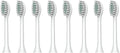 Compatible for N100 N105 Electric Toothbrush Replacement Brush Head(White 8)