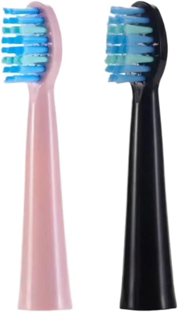Compatible for AUX A11 Electric Toothbrush Replacement Heads Soft Brush Bristles Nozzles(4PCS Pink)