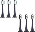 Replaceable Brush Heads Compatible for XIAOMI MIJIA T301 T302 Soft Dupont Clean Bristle WhiteBlue Dark Blue Sonic Nozzles(6 Blue)
