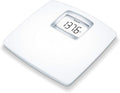 Beurer PS25 Digital Bathroom Scale for Body Weight – 400lb Capacity Auto-Calibrate XL Backlit Display – Glass Precise and Accurate Body Scale