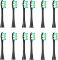 Replacement Brush Heads Compatible for Oclean X/X PRO/ Z1/ F1/ One/Air 2 /SE Sonic Electric Toothbrush Head Soft Bristle Nozzles(12 Black)