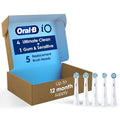 Oral-B iO Ultimate Clean Replacement Brush Heads 5 Count 4 Ultimate Clean + 1 Gum &amp Sensitive White