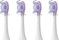 4PCS Compatible for Replacement Brush Heads for Xiaomi Oscillation Electric Toothbrush Pro Mijia MES610 MES609 Head Soft Bristle(Purple)