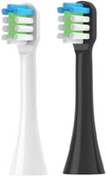 Toothbrushes HeadCompatible for Sarmocare S100 and S700 Ultrasonic Sonic Electric(4pcs White -B)
