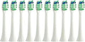 10PCS Replacement Brush Heads Compatible for HX6930 HX6064 Sonic Electric Toothbrush Soft Bristle Nozzles No Metal(10White)