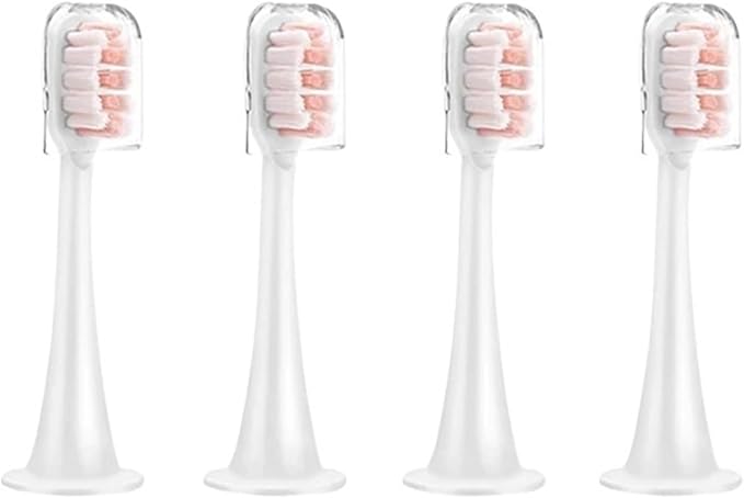 8pcs Replacement Brush HeadsCompatible for Xiaomi Mijia T300 T301 T500 Sonic Electric Toothbrush Head Dupont Soft Bristle(3)