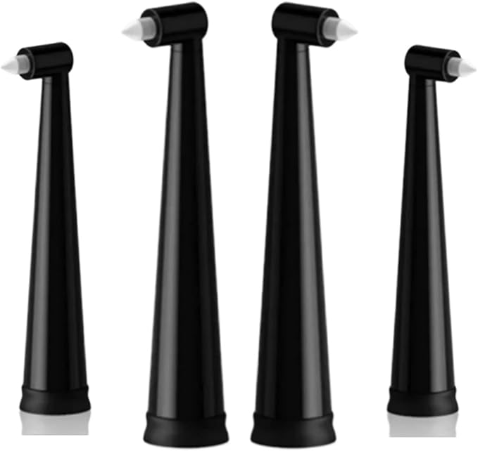4/8/16Pcs Interdental Electric Toothbrush Replacement Head Compatible with SEAGOSG-575/551/507B/958/908/909/917/610/659/719/910/548(4BLACK)