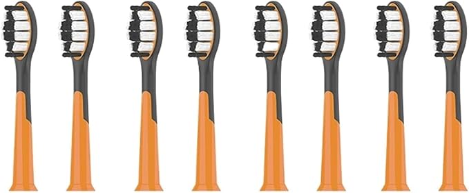 Brush Heads S9 Sonic Electric Toothbrush Accessories Replacement(8 Black Brush Head)