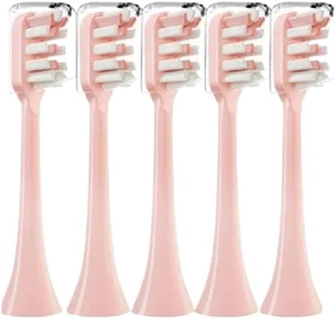 Replacement Brush Heads for X3 X5 V1 X3U 5-10pcs Bristle Electric Toothbrush Sealed Packed(5pink)