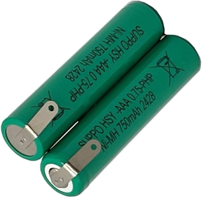 Replacement Battery .Compatible with Waterpik. 900 Sonic Sensonic Plus SR-3000 Sensonic Plus SR-3000E BK-4MCCE 2.4V 1500mAh 2400mAh Toothbrush(1 Pack 1200mah x2)