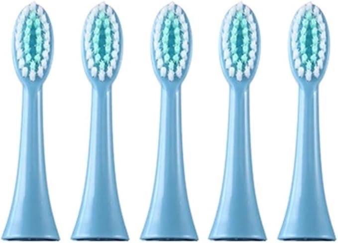 Compatible For5 Pieces Replacement Brush Heads(Light Blue)