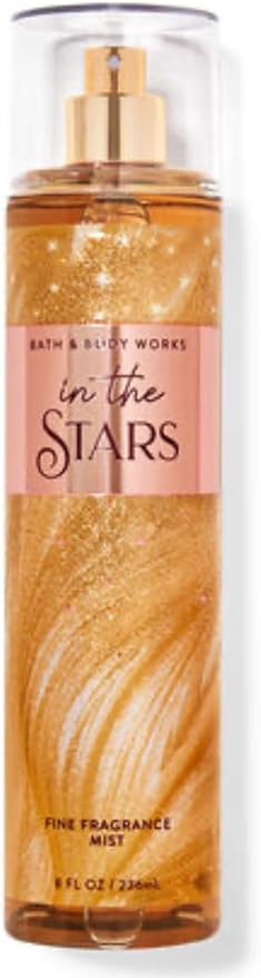 Bath &amp Body Works - 3 Piece Bundle - Spray - Body Cream - Shower Gel - Full Size and Gift Bag HELLO GORGEOUS (In The Stars)