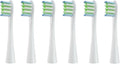 4pcs/6pcs Brush Heads Compatible for Toothbrushes Universal Vacuum Sealed Packaged(6pcs White)