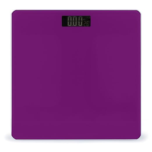 Men's Fashion Automatic Switch Digital Bathroom Weighing Scale Smart Scale Grape Purple