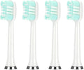 M07 Electric Toothbrush Replacement HeadsCompatible for M07/M08/M07B/702/722(4pcs White)