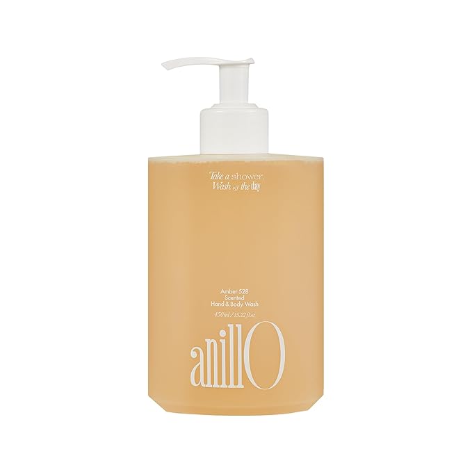 Amber528 Body Wash – Vegan Sulfate-Free Cleanser with Yuzu &amp Amber Hydrating &amp Soothing pH-Balanced Gentle for All Skin Types Subtle Scent 15.22 fl. oz