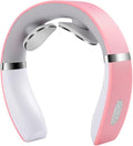 FUTURAX PulseX Neck Massager Neck Massager with Heat 10 Settings &amp 16 Strength Levels Compact and Travel-Friendly Great for Comfort (Pink)