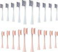 Brush Head ReplacementCompatibility for Oclean Electric Toothbrush Soft Bristle X/X PRO/ Z1 Brushes Replaceable Fit(10 Grey 10 Pink)