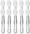 10PCS Replacement Toothbrush Heads Replaceable Brush Compatible for Seago SG977/EK6/ Electric(Bigger)