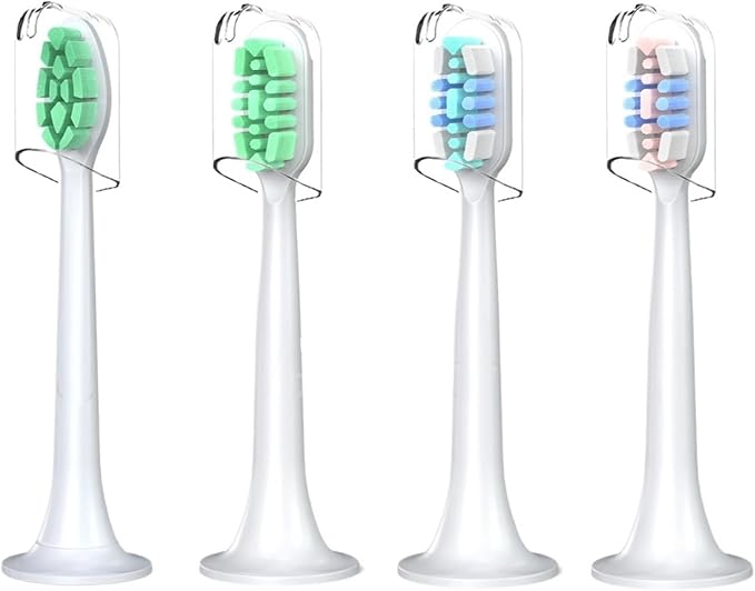 Compatible for Mijia Xiaomi Brush Heads Ultrasonic for Electric Toothbrush T300/T500/T700/DDYS01SKS/MES601/602(Green)