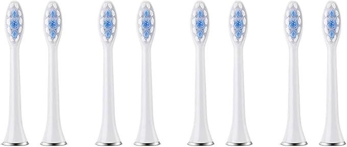 Compatible for 8pcs S7 Brush Heads Toothbrush Accessories Replacement(8 White Brush Head)