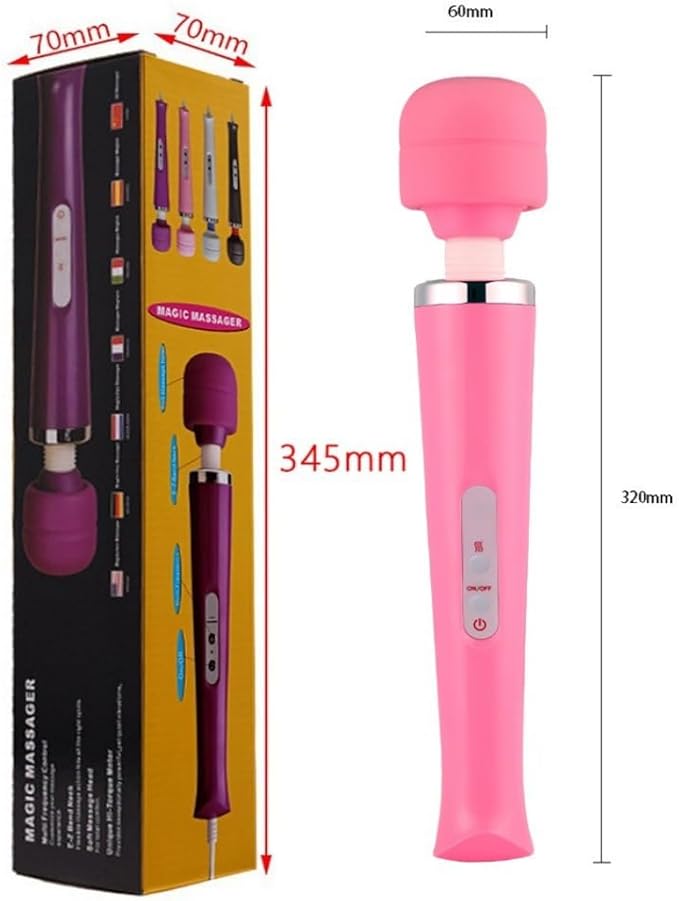 Handheld Massager Vibrating Wand Electric WomanFoot Neck Back Hand Leg Arm Shoulder Massage Aches Sports Recovery Portable Personal Massagers womam.