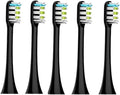 Compatible for SOOCAS X3 X5 X3U X1 V1 V2 Head Bristle Replacement Brush Heads Nozzles with Anti-dust Cap（10pcs）(Black)