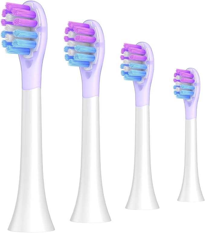 Compatible for HX9054/HX6730/HX3792/HX9911 Toothbrush Replacement Brush Heads(16 Count Pack of 4)