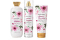 Cherry Blossom Collection – 2-in-1 Body Wash &amp Bubble Bath Fragrance Mist Body Cream – Choose one or the 3-Piece Set (Cherry Blossom 3-Piece Set)