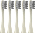 Replacement Brush Heads Compatible for Oclean Flow/X/X PRO/F1/ One/Air 2 Sonic Electric Toothbrush Blue Green Soft Bristle Nozzles(5 geige)