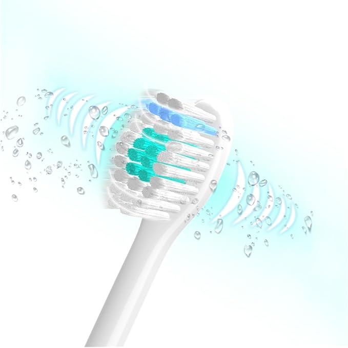 2pcs Replacement Electric Toothbrush Heads Compatible For Philips Compatible For Sonicare E-Series HX9500 HX9552 HX9553 For Oral Hygiene