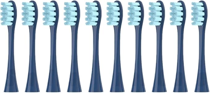 Replaceable Brush Head Compatible for Air 2 /SE/X/X PRO/ Z1/ F1 Toothbrush Vacuum Bristle Nozzle20 Pcs(Army Green)