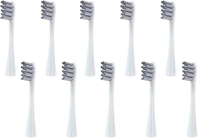Brush Head ReplacementCompatible for Electric Toothbrush Soft Bristle X/X PRO/ Z1 Brushes Replaceable(10 Grey)