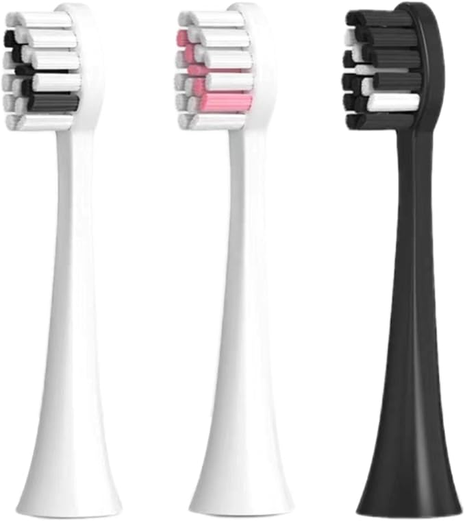 16pcs Toothbrush Replacement Heads Compatible for SEAGO 2725/S2/S5/SX/SG972 Brush Nozzle(16White)