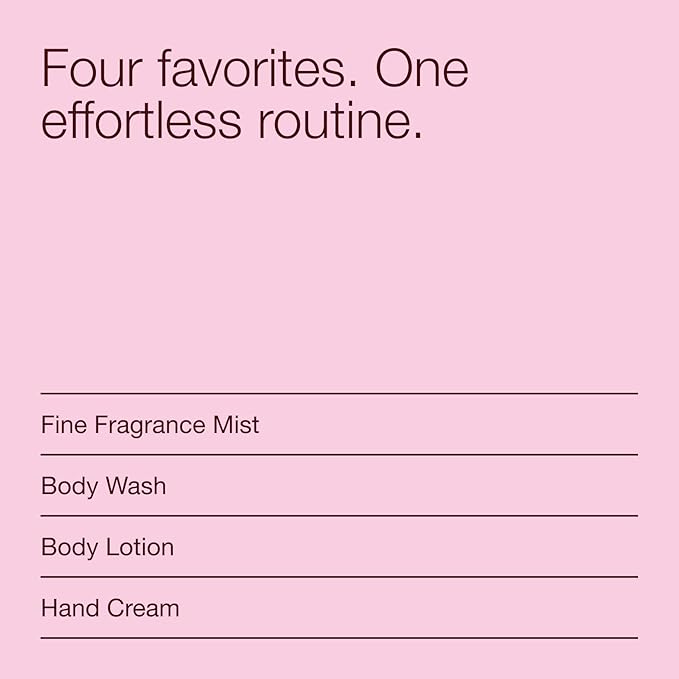 Bath &amp Body Works A Thousand Wishes Gift Set with Body Wash Fine Fragrance Mist Lotion &amp Hand Cream – Personal Care Collection for Gifting or Individual Use Prosecco &amp Peony Scent - 1