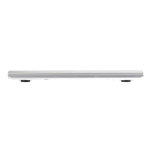 Eat Smart Precision Plus Scale Wide Body Bath Scale for Body Weight White