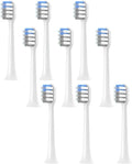 Compatible with Replacement Toothbrush Heads Compatible with Xiaomi T200 Sonic Electric Vacuum Soft Bristle(White gray-9pcs)