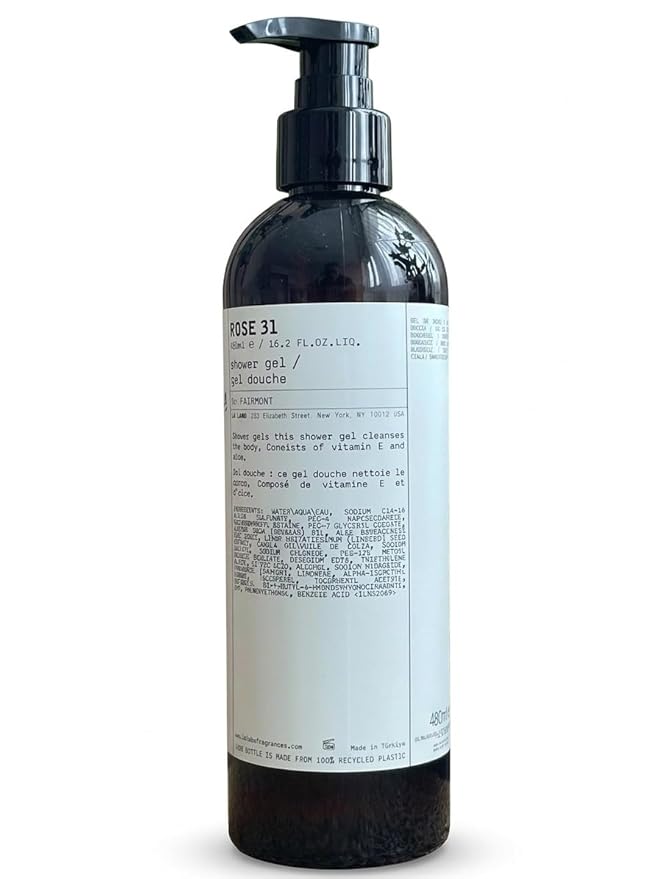 Rose 31 Shower Gel 480ml 16.2 fl oz Vitamin E and Aloe Body Cleanser