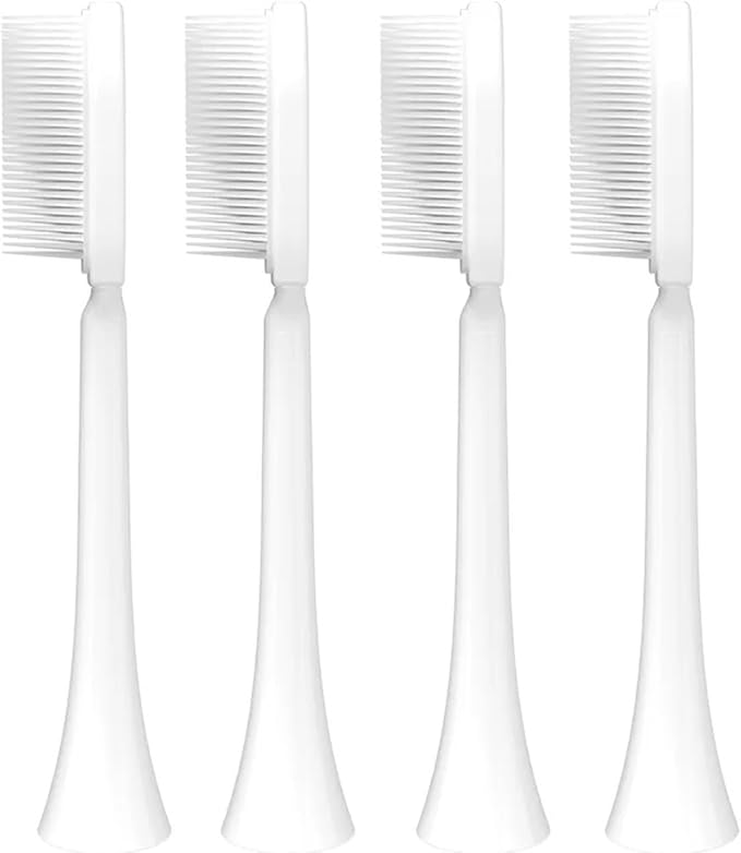 2/4 Pieces Nano Toothbrush Head Soft Silicone Brush Suitable for Phili Care HX3/HX6/HX9 for 6780 3014(4PCS)