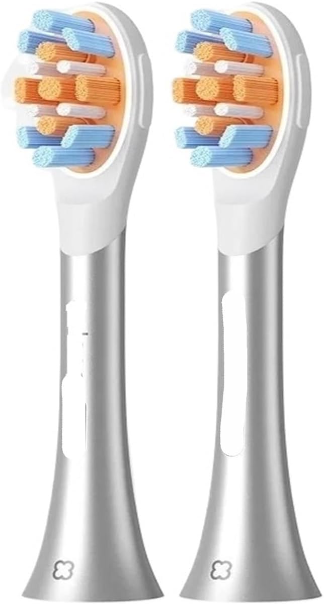 Suitable for Electric Toothbrush Head with Soft Bristles and Interactive Design for Gum Protection(Oclean P3K6 2Pcs)