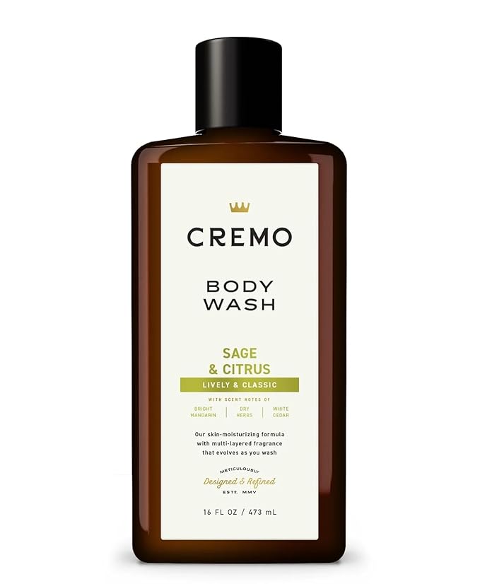 Cremo All Season Body Wash Sage &amp Citrus 16 fl oz (Pack of 2)