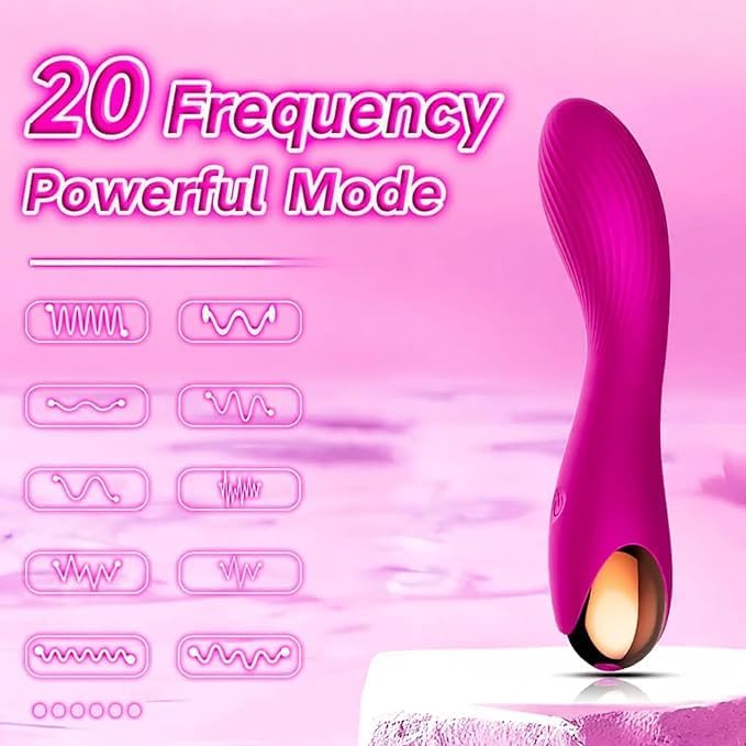 Travel Pocket 20 Modes Back Massager for Muscle RelaxationHandheld Electric Silicone Rechargeable Bullet Massage Tool OUL01023