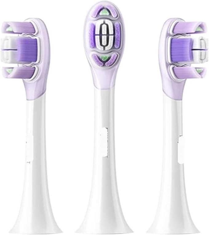Compatible for XIAOMI Mijia Replacement Brush Heads for Electric Sweep Vibration Toothbrush MES609/610 Pro Spare Head 3PCS(Sensitive 3 pcs)