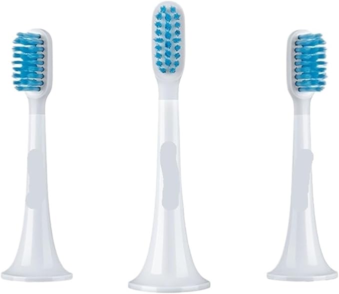 Compatible with Sonic Electric Toothbrush Head T100 T200 T200C T300 T301 T302 T500 T700 Replacement(Mijia T100 6PCS)
